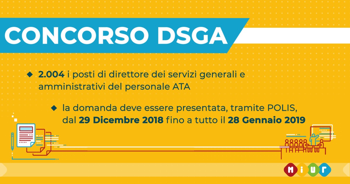 Quando sarà la prova preselettiva per il Concorso per DSGA?