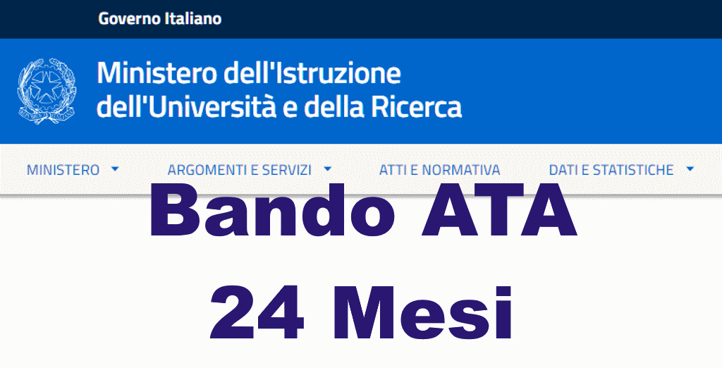 CONCORSI PER SOLI TITOLI PER L’ACCESSO AI RUOLI PROVINCIALI, RELATIVI AI PROFILI PROFESSIONALI DELL’AREA A, As E B DEL PERSONALE ATA DELLA SCUOLA – GRADUATORIE PERMANENTI PROVINCIALI A.S. 2023/2024