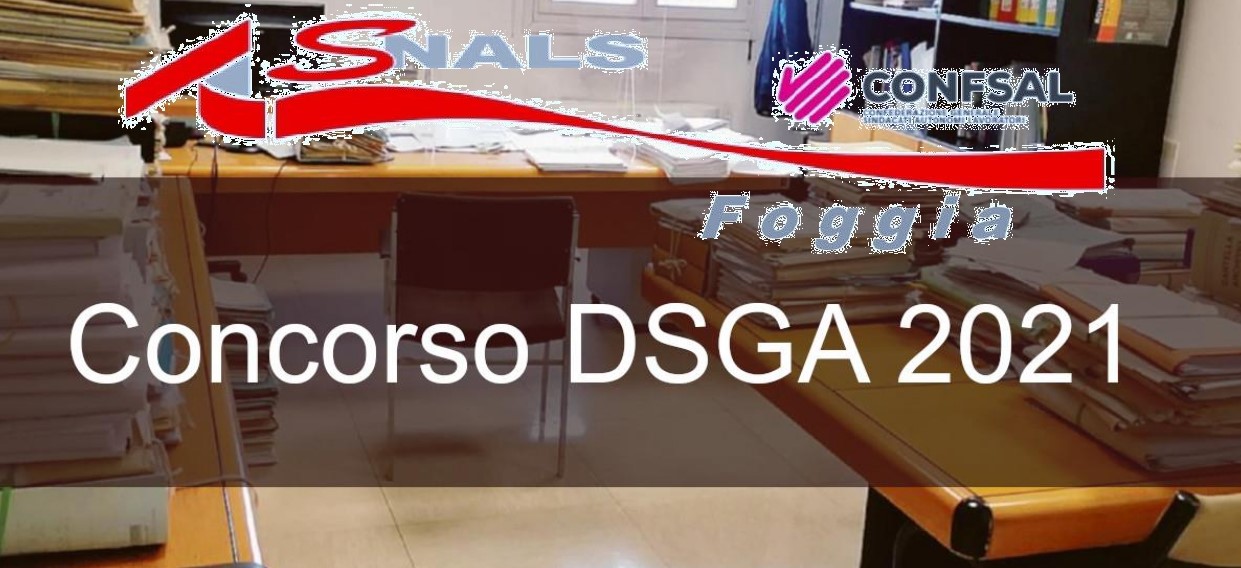 WEBINAR INFORMATIVO CONCORSO DSGA