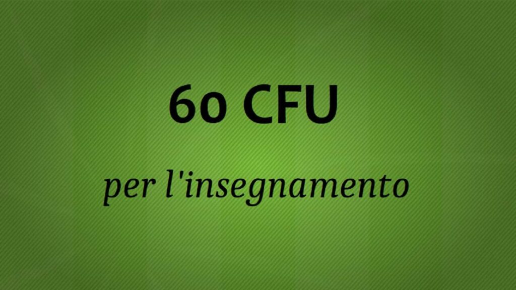 NUOVI PERCORSI PER L’ABILITAZIONE ALL’INSEGNAMENTO PREVISTI PERCORSI DA 60 CFU, 30 CFU, 36 CFU