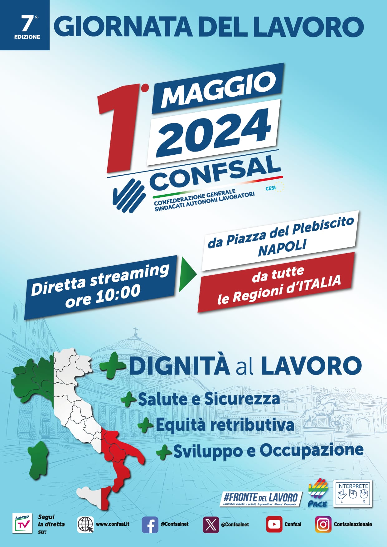 MANIFESTAZIONE DEL 1° MAGGIO